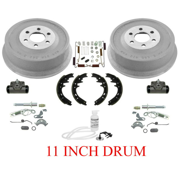 Rear 9 Inch Drum Brake Shoe Set w/ Hardware Spring Kit Set for Chrysler Dodge 